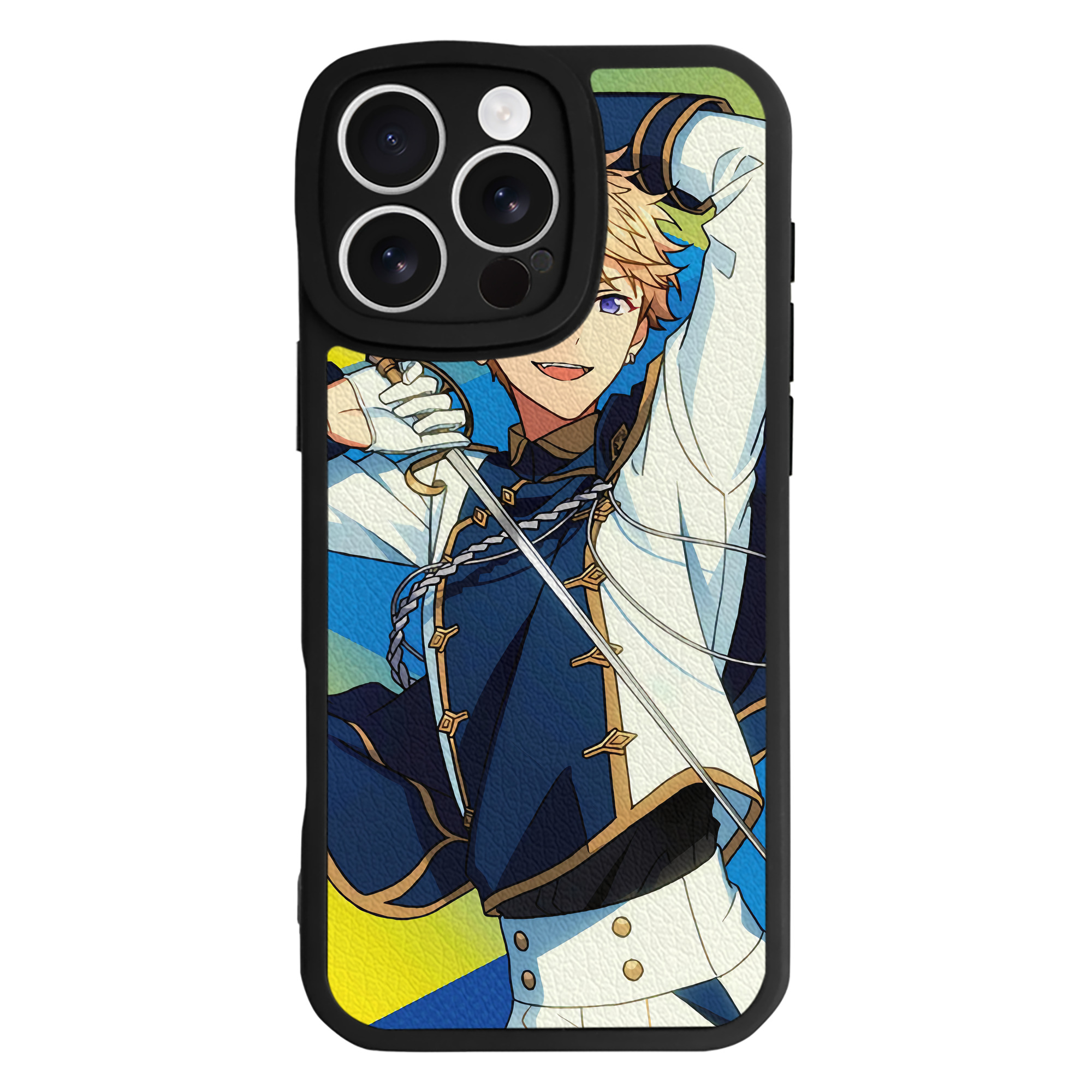 （画像用） あんさんぶるスターズ! Ensemble Stars 【iPhone 16シリーズ対応】シリコンスマホケース（レザー調） 材質：シリコン